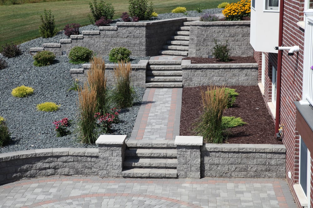 Fairbault retaining wall