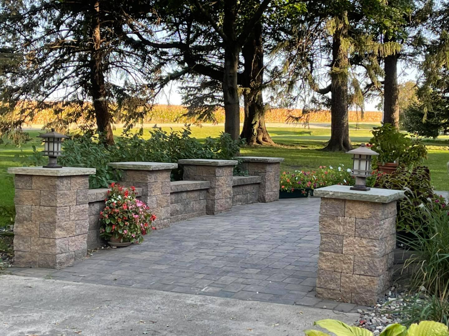 Paver walkway